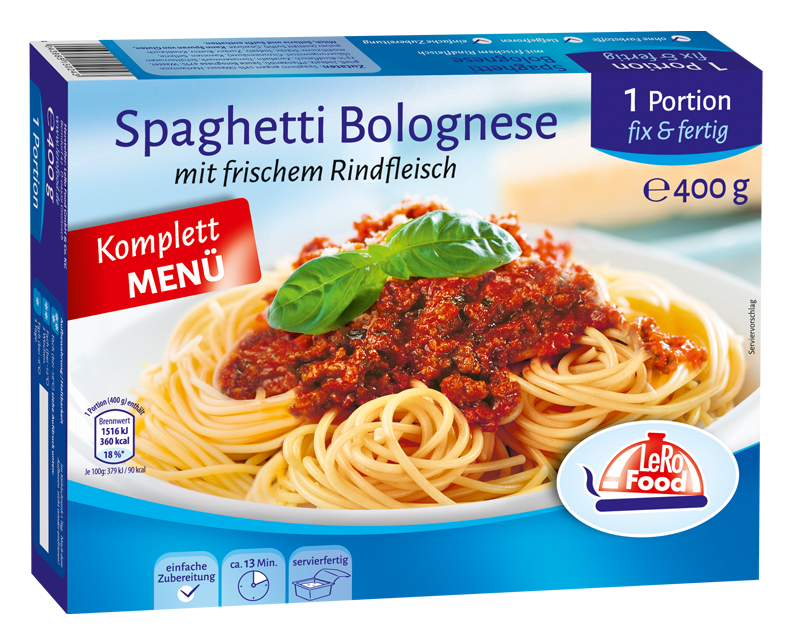 Spaghetti Bolognese Lero Food Gmbh Co Kg